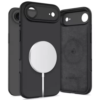 Tech-Protect Silicone custodia MagSafe per Apple iPhone 17 Air - nero