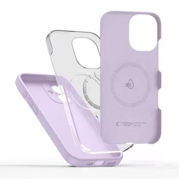 Tech-Protect Silicone custodia MagSafe per Apple iPhone 17 - mauve