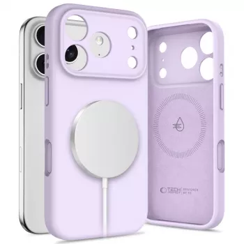 Tech-Protect Silicone custodia MagSafe per Apple iPhone 17 Pro Max - mauve