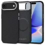 Tech-Protect Ion Carbon custodia MagSafe per iPhone 17 Air, nero/argento