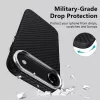 Tech-Protect Ion Carbon custodia MagSafe per iPhone 17 Air, nero/argento