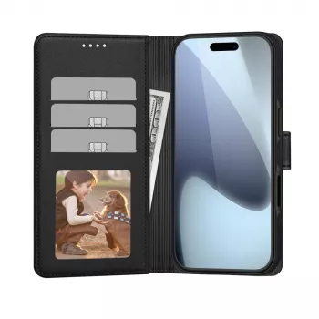 Tech-Protect Wallet MagSafe per iPhone 17 Air nero opaco