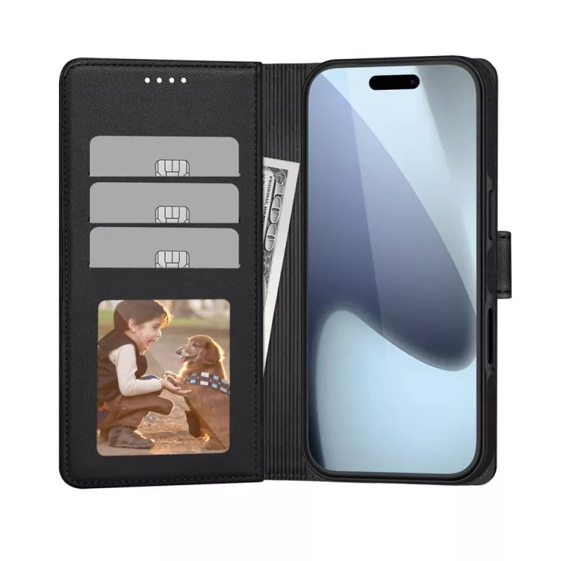 Tech-Protect Wallet MagSafe per iPhone 17 Air nero opaco