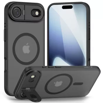 Tech-Protect Magstand MagSafe iPhone 17 Air nero opaco