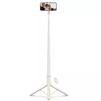 Tech-Protect L09S selfie stick treppiede beige