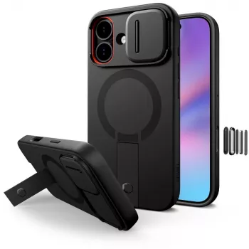 TECH-PROTECT KEVLAR AURA MAGSAFE IPHONE 17 NERO