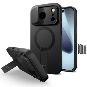 TECH-PROTECT KEVLAR AURA MAGSAFE IPHONE 17 PRO MAX NERO
