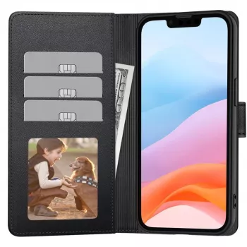 Tech-Protect Wallet Case per Xiaomi Redmi 15 4G / 5G, nero