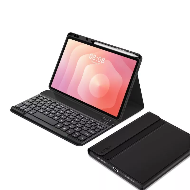 Tech-Protect SC PEN + KB Custodia con tastiera per Samsung Galaxy Tab S11 11.0 (X730/X736B), Nera