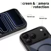 TECH-PROTECT MagPeak MagSafe Cover posteriore ibrida per Apple iPhone 17 Pro Max, nero/trasparente