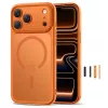 TECH-PROTECT MAGPEAK MAGSAFE CC IPHONE 17 PRO NERO OPACO COSMIC ORANGE