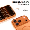 TECH-PROTECT MAGPEAK MAGSAFE CC IPHONE 17 PRO NERO OPACO COSMIC ORANGE