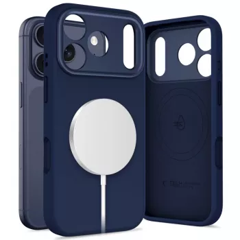 Tech-Protect Uniq Cover MagSafe per Apple iPhone 17 Pro Max, blu intenso