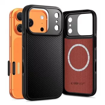 TECH-PROTECT KEVLAR ARAMID CC MAGSAFE IPHONE 17 PRO NERO