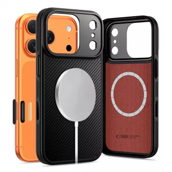TECH-PROTECT KEVLAR ARAMID CC MAGSAFE IPHONE 17 PRO NERO