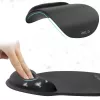 TECH-PROTECT A200 Tappetino mouse con poggiapolsi in gel 25 x 22,5 cm nero