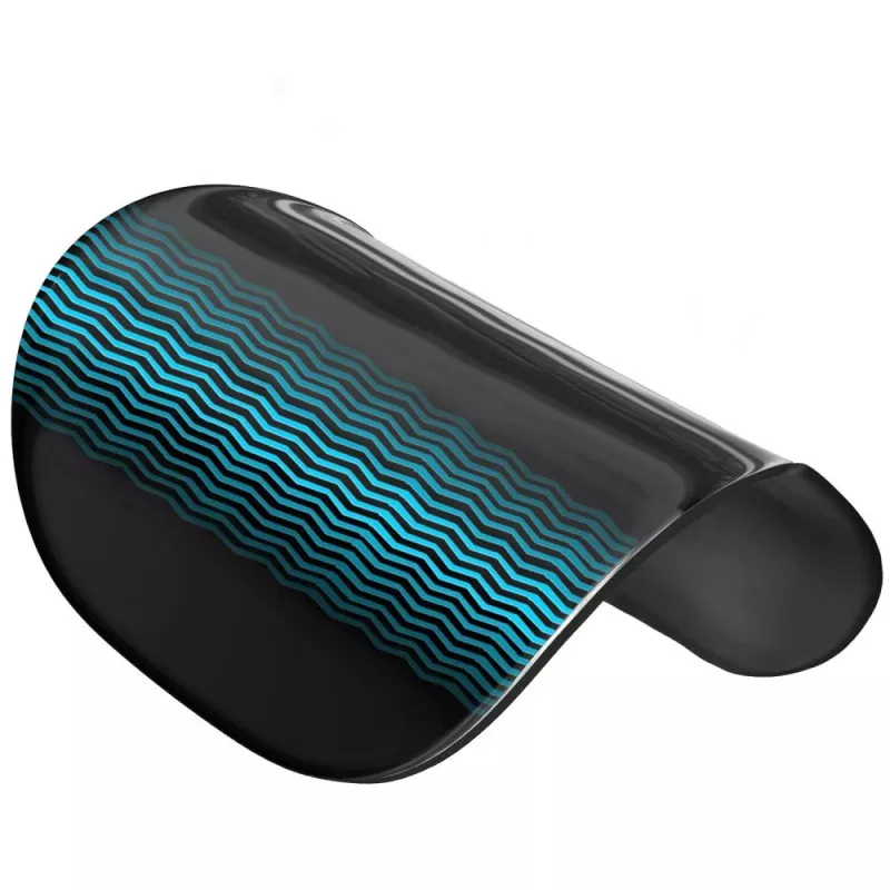 TECH-PROTECT A200 Tappetino mouse con poggiapolsi in gel 25 x 22,5 cm nero