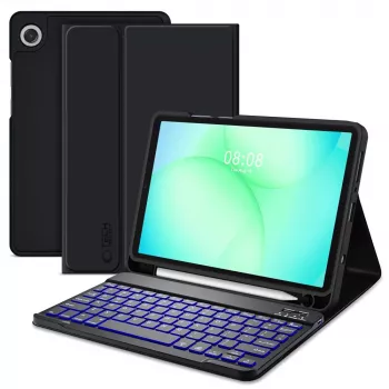 Tech-Protect SC PEN + KB Case per Samsung Galaxy Tab A9 / A11 8,7 pollici X110 / X115 / X133 / X135, nero