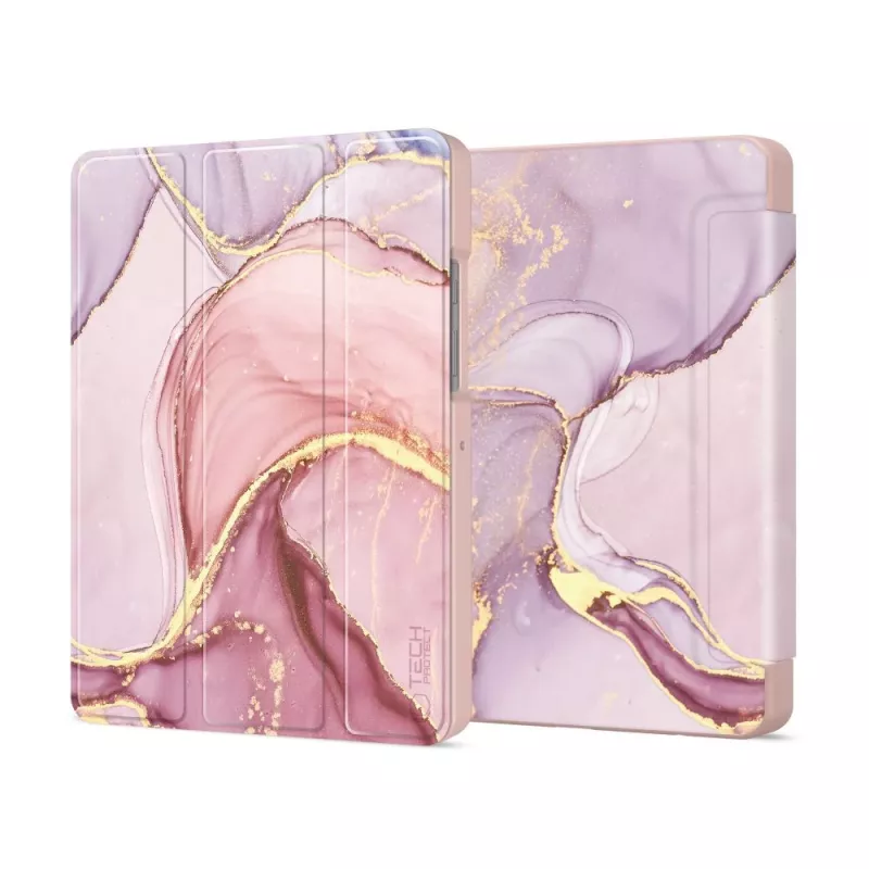 TECH-PROTECT SMARTCASE Galaxy Tab A9+ / A11+ PLUS 11.0 pollici X210 / X215 / X216 / X230 / X235 / X236 marmo