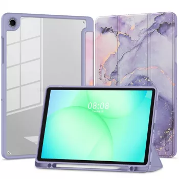 TECH-PROTECT SC PEN HYBRID Galaxy Tab A9+ / A11+ PLUS 11.0 X210 / X215 / X216 / X230 / X235 / X236 marmo viola