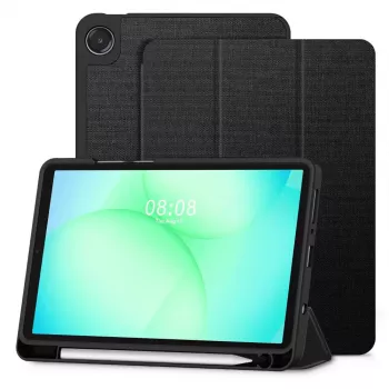 Tech-Protect SC PEN Canvas Case per Samsung Galaxy Tab A9 / A11 8,7 pollici X110 / X115 / X133 / X135, nero