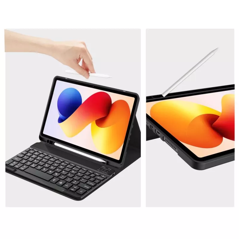 Tech-Protect SC PEN + KB per Xiaomi Poco Pad M1 / Redmi Pad 2 Pro 12.1 nero
