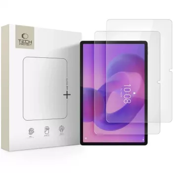 TECH-PROTECT Glass Fit+ 2 pezzi pellicola protezione schermo vetro temperato per Lenovo IdeaTab Plus 12.1 TB-361 trasparente