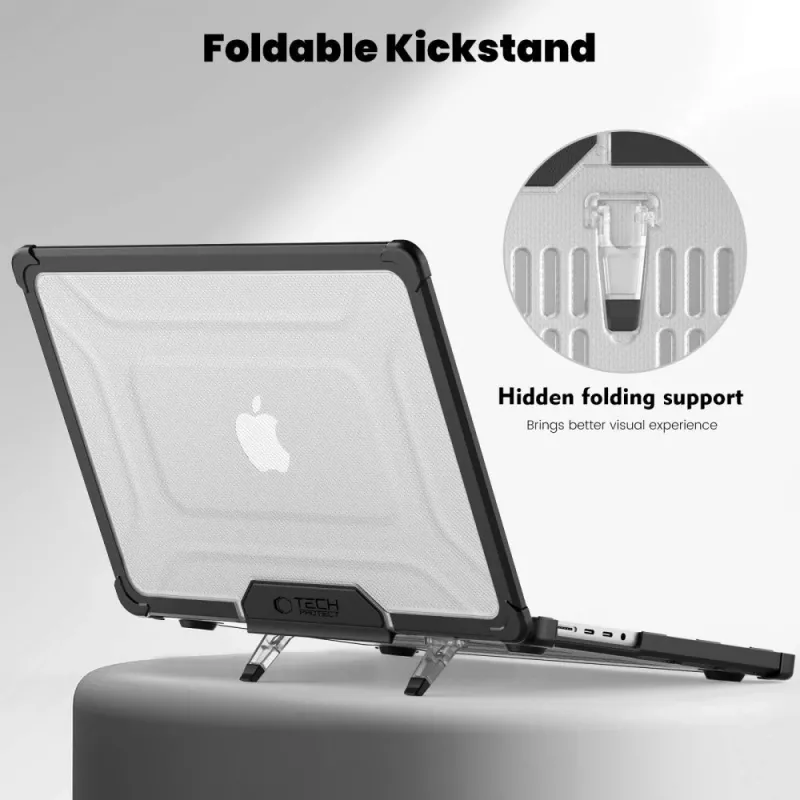 TECH-PROTECT SMARTSHELL PRO MACBOOK PRO 14 M1-M5 PRO / M5 PRO MAX 2021-2026 NERO/TRASPARENTE