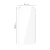 TECH-PROTECT Vetro temperato protezione schermo bundle 10 pezzi per Apple iPhone 15 Pro Max trasparente