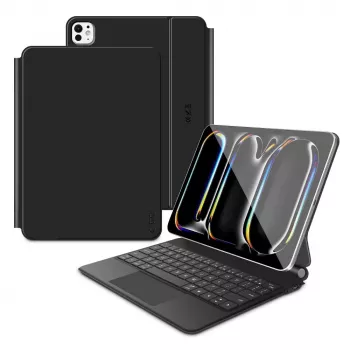 Tech-Protect SC Magnetic + Keyboard Case per iPad Pro 11 pollici 5./6. generazione 2024-2025, nero