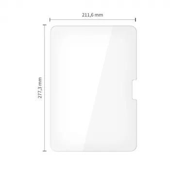 TECH-PROTECT Glass Fit+ 2-Pack pellicola protettiva in vetro temperato per iPad Air 13 pollici (2024-2026) / iPad Pro 13 pollici (2024-2025) trasparente