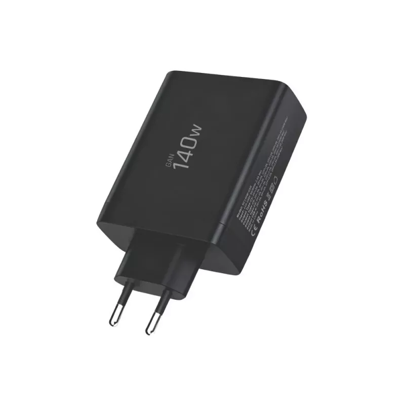 TECH-PROTECT NC140W-GAN caricabatterie da rete 4 porte PD 140W / QC3.0 nero