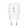 TECH-PROTECT NCA45W-GAN caricabatterie da rete 2 porte PD 45W / QC3.0 bianco
