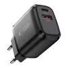 TECH-PROTECT NCA45W-GAN caricabatterie da rete 2 porte PD 45W / QC3.0 nero