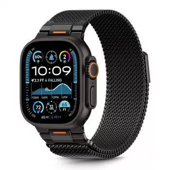 Tech-Protect Milano Vanguard per Apple Watch 8 / 9 / 10 / 11 / SE / Ultra (44 / 45 / 46 / 49 mm) nero
