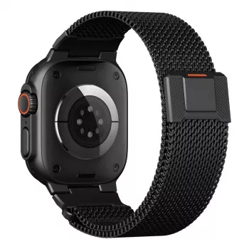 Tech-Protect Milano Vanguard per Apple Watch 8 / 9 / 10 / 11 / SE / Ultra (44 / 45 / 46 / 49 mm) nero