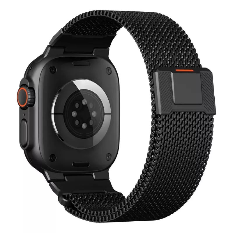 Tech-Protect Milano Vanguard per Apple Watch 8 / 9 / 10 / 11 / SE / Ultra (44 / 45 / 46 / 49 mm) nero
