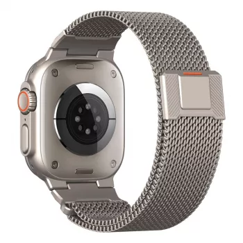 Tech-Protect Milano Vanguard per Apple Watch 8 / 9 / 10 / 11 / SE / Ultra (44 / 45 / 46 / 49 mm) argento