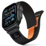 TECH-PROTECT NYLON ELITE Apple Watch 8 / 9 / 10 / 11 / SE / Ultra (44 / 45 / 46 / 49 mm) nero/arancione