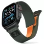 TECH-PROTECT NYLON ELITE APPLE WATCH 8 / 9 / 10 / 11 / SE / ULTRA (44 / 45 / 46 / 49 MM) verde/arancione