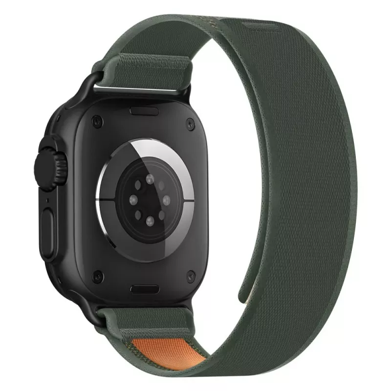 TECH-PROTECT NYLON ELITE APPLE WATCH 8 / 9 / 10 / 11 / SE / ULTRA (44 / 45 / 46 / 49 MM) verde/arancione