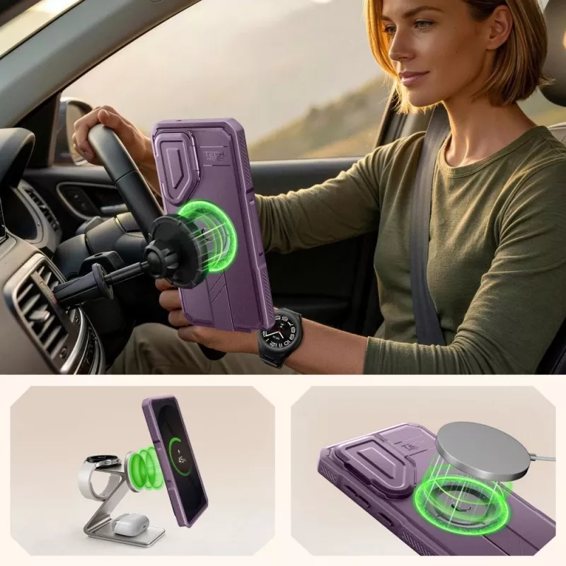 TECH-PROTECT KEVLAR MAGSAFE 2-SET GALAXY S26 ULTRA viola