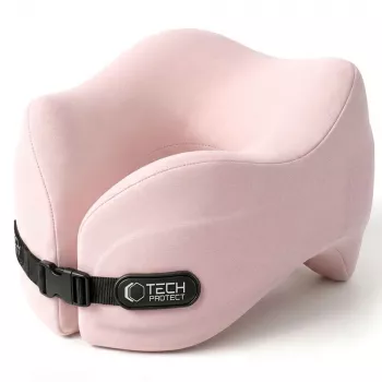 TECH-PROTECT COMFORTREST cuscino da viaggio per il collo rosa
