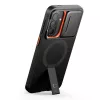 TECH-PROTECT Kevlar Aura custodia MagSafe per Samsung Galaxy A57, nero/arancione