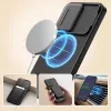 TECH-PROTECT Kevlar Aura custodia MagSafe per Samsung Galaxy A57, nero/arancione