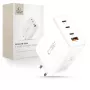 TECH-PROTECT NC240W-GAN caricabatterie da rete 4 porte PD 240W / QC3.0 bianco