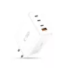 TECH-PROTECT NC240W-GAN caricabatterie da rete 4 porte PD 240W / QC3.0 bianco