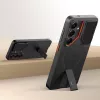 TECH-PROTECT Kevlar Aura Case MagSafe per Samsung Galaxy S26, nero/arancione