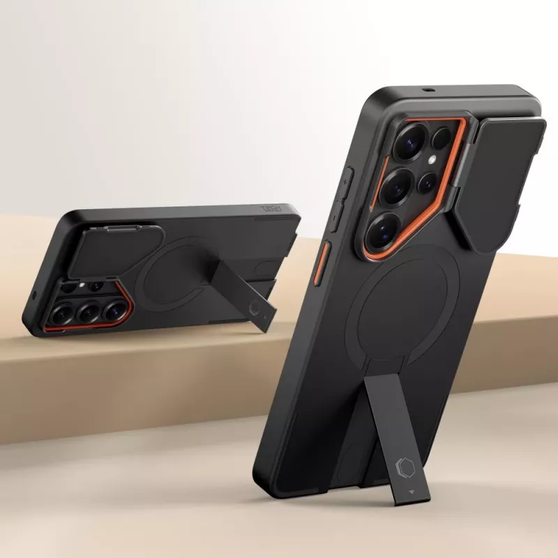 TECH-PROTECT KEVLAR AURA MAGSAFE GALAXY S26 ULTRA NERO/ARANCIONE