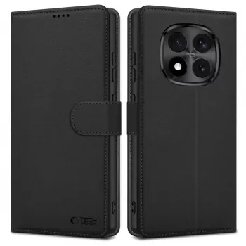 Tech-Protect custodia portafoglio per Xiaomi Poco M8 Pro / Redmi Note 15 Pro+ Plus 5G, nero opaco